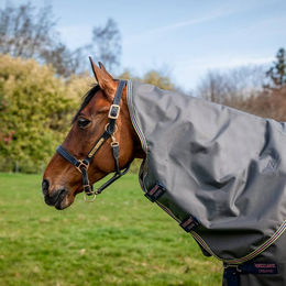 Horseware Amigo Bravo 12 Plus Lite Pferdedecke aus Polyester in Blau und Grau – Bild 1 von 4