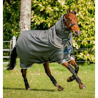 Produktbild von Horseware Amigo Bravo 12 Plus Pferdedecke Größe M Grau Bunt - 250 g