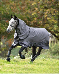 Horseware Amigo Bravo 12 Reflectech Plus Winterdecke für Pferde Grau – Bild 1 von 2