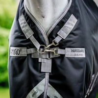 Produktbild von Horseware Amigo Bravo 12 Turnout Plus Weidedecke für Pferde Navy/Titanium Grey & Silver 140 cm / 6´3 - 100 g