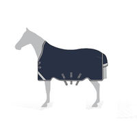 Produktbild von Horseware Amigo Bravo 12 Wug Pferdedecke Marineblau Titangrau Silber Größe 81