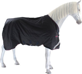 Horseware Amigo Bravo 12 XL Turnout Lite Pferdedecke 0g Navy Rot – Bild 1 von 5