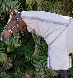 Produktbild von Horseware Amigo Bug Buster Halsdecke für Pferde Grau Silber Grösse L