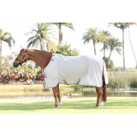 Produktbild von Horseware Amigo Bug Rug Fliegendecke für Pferde ohne Halsteil Silber Grau 130