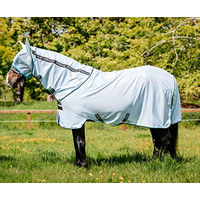 Produktbild von Horseware Amigo Bug Rug Pferdedecke 115cm Azure Blue Black White & Blue - 115 cm