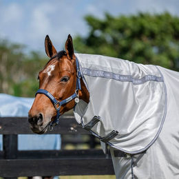 Horseware Amigo Bug Rug Plus Fliegendecke für Pferde in Blau aus Polyester – Bild 1 von 2