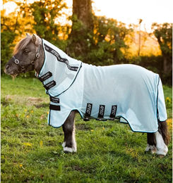 Horseware Amigo Bug Rug Plus Petite Fliegenhemd für Ponys in Blau – Bild 1 von 2