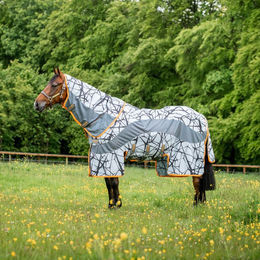 Horseware Amigo CamoFly Plus 3-in-1 Fliegendecke für Pferde Grau/Schwarz 160 cm – Bild 1 von 8