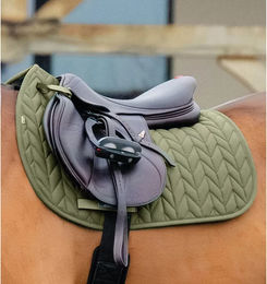 Horseware Amigo Close Contact Schabracke für Pferde aus Baumwolle in Grün oder Braun – Bild 1 von 13
