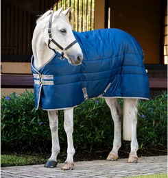 Horseware Amigo Diamond Insulator 200g Outdoor-Pferdedecke aus Polyester in Blau oder Grau Größe 6’6" - 200 g – Bild 1 von 2
