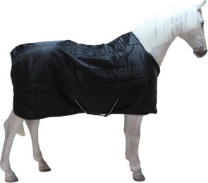 Horseware Amigo Diamond Insulator Pferdedecke aus Polyester Schwarz Silber 140 cm - 1 Stk. – Bild 1 von 2
