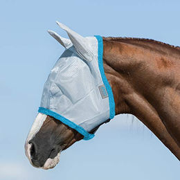 Horseware Amigo Durable Fly Mask Fliegenmaske für Pferde Baby Blue Electric Blue – Bild 1 von 3