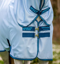 Horseware Amigo Fliegendecke für Pferde in Blau – Bild 1 von 5