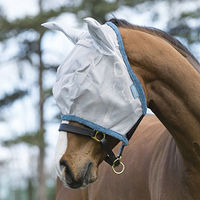 Produktbild von Horseware Amigo Fliegenmaske für Pferde Größe Vollblut Silber