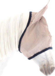 Horseware Amigo Fliegenmaske für Ponys aus Polyester in Beige und Blau – Bild 1 von 1