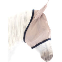 Produktbild von Horseware Amigo Fliegenmaske für Ponys aus Polyester in Beige und Blau