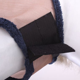 Horseware Amigo Fliegenmaske für Ponys in Braun und Blau - 1 Stk. – Bild 1 von 2