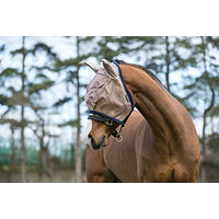 Produktbild von Horseware Amigo Fliegenmaske für Ponys in Bronze-Blau aus Polyester - 1 Stk.