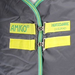 Horseware Amigo Hero 900D Pferdedecke Turnout Größe M Grau Grün – Bild 1 von 5
