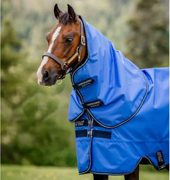Horseware Amigo Hero Ripstop Halsteil Decke für Pferde Blue/Navy 600D Größe XL – Bild 1 von 3
