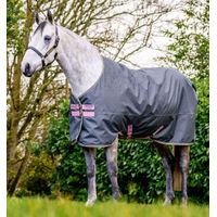 Produktbild von Horseware Amigo Hero Ripstop Lite 0g Pferdedecke wasserdicht Shadow/Rose & Navy 80 cm
