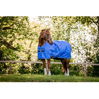 Produktbild von Horseware Amigo Hero Ripstop Lite Decke Blau Navy und Grau 75