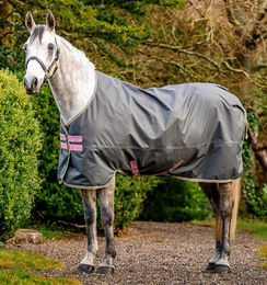 Horseware Amigo Hero Ripstop Lite Regendecke für Pferde Shadow/Rose & Navy 145 – Bild 1 von 1