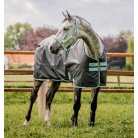 Produktbild von Horseware Amigo Hero Ripstop Pferdedecke aus Polyester 160cm Shadow Blue Haze Navy Grau