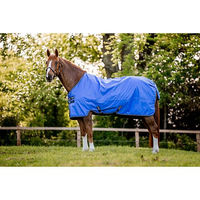 Produktbild von Horseware Amigo Hero Ripstop Pferdedecke wasserdicht Blau Grau Größe 7'0
