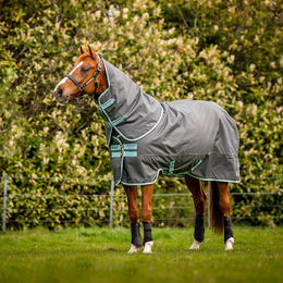 Horseware Amigo Hero Ripstop Plus Pferdedecke Größe M aus Polyester in Blau und Grau - 200 g – Bild 1 von 5