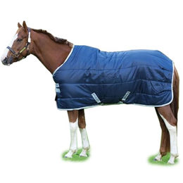 Horseware Amigo Insulator Stalldecke für Pferde 160cm Navy/Silver - 200 g – Bild 1 von 4