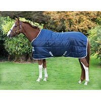 Produktbild von Horseware Amigo Insulator Stalldecke für Pferde Medium 155 Navy/Silber mit 200g Füllung