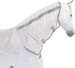 Horseware Amigo Integrated Fliegendecke für Pferde aus Polyester in Blau Silber Weiß – Bild 1 von 4