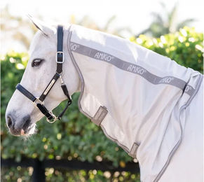 Horseware Amigo Integrated Fly Sheet Pferdedecke Silber Grau Größe 165 – Bild 1 von 4
