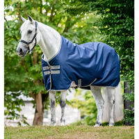 Produktbild von Horseware Amigo Ripstop 900D Außendecke für Pferde mit 50g Fleecefutter in Blau