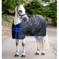 Produktbild von Horseware Amigo Ripstop 900D Lite Paddockdecke für Pferde Schwarz/Classic Blue Größe 85 cm 4'3"