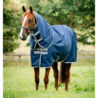 Produktbild von Horseware Amigo Ripstop 900D Lite Plus Halsteil Pferdedecke Navy/Titanium Grey 145 cm