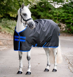 Horseware Amigo Ripstop 900D Lite Turnout Decke für Pferde Schwarz/Classic Blue Größe 100 cm / 5'0 – Bild 1 von 4