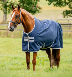 Horseware Amigo Ripstop 900D Pferdedecke Marineblau/Titangrau 183 cm – Bild 1 von 6