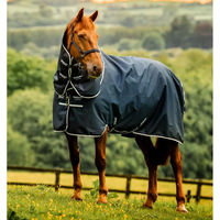 Produktbild von Horseware Amigo Ripstop 900D Plus Pony Outdoor-Decke 0g in Schwarz und Blau