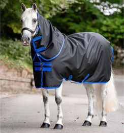 Horseware Amigo Ripstop 900D Plus Pony Turnout Weidedecke für Ponys 50g Black/Classic Blue – Bild 1 von 1
