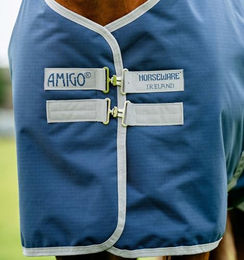 Horseware Amigo Ripstop 900D Turnout Decke für Pferde Blau 200g – Bild 1 von 4