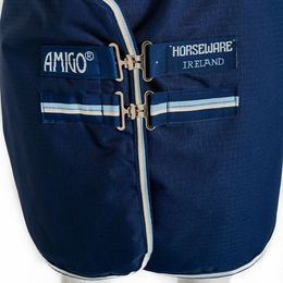 Horseware Amigo Ripstop 900D Turnout Pferdedecke mit 200g Füllung Dynasty Green/Navy & Silver 140 cm / 6´3 – Bild 1 von 11