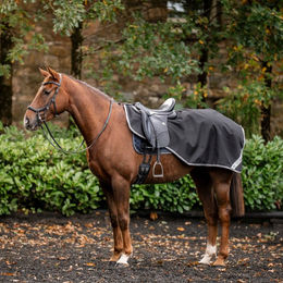 Horseware Amigo Ripstop Ausreitdecke für Pferde Größe S Schwarz/Titanium Grey – Bild 1 von 1