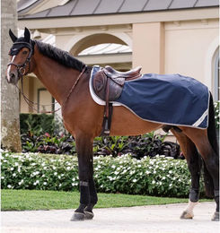 Horseware Amigo Ripstop Exercise Nierendecke für Pferde in Navy Blau Größe M – Bild 1 von 8