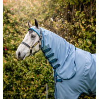Produktbild von Horseware Amigo Ripstop Fliegendecke mit Kapuze Blau Größe 60