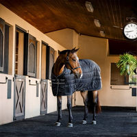 Produktbild von Horseware Amigo Ripstop Insulator Stable Decke für Pferde Größe 165 Black/Silver 50g