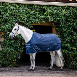 Horseware Amigo Ripstop Insulator Stalldecke für Pferde 50g Schwarz Silber – Bild 1 von 13