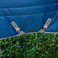 Produktbild von Horseware Amigo Ripstop Insulator Stalldecke für Pferde 50g Dynasty Green/Navy & Silver