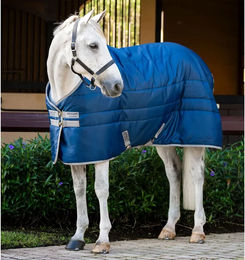 Produktbild von Horseware Amigo Ripstop Plus Stable Pferde-Decke mit 350g Füllung in Blau
